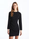 Crew Neck Regular Long Sleeve Women's Dress